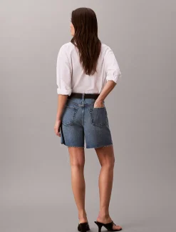 Calvin Klein Lässige Denim-Shorts im 90er Jahre Look^Damen Hosen & Shorts