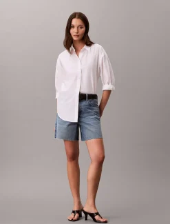 Calvin Klein Lässige Denim-Shorts im 90er Jahre Look^Damen Hosen & Shorts