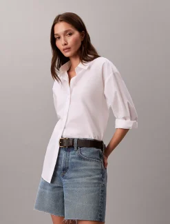 Calvin Klein Lässige Denim-Shorts im 90er Jahre Look^Damen Hosen & Shorts