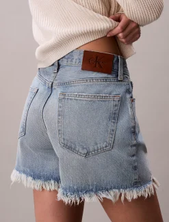Calvin Klein Lässige Denim-Shorts im 90er Jahre Look^Damen Hosen & Shorts
