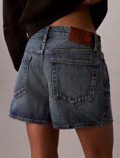 Calvin Klein Lässige Denim-Shorts im 90er Jahre Look^Damen Hosen & Shorts