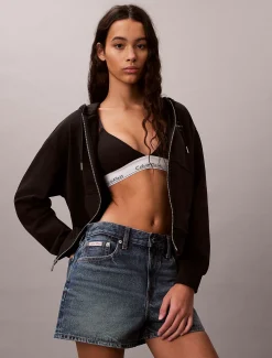 Calvin Klein Lässige Denim-Shorts im 90er Jahre Look^Damen Hosen & Shorts