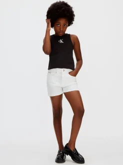 Calvin Klein Lässige Denim-Shorts mit hoher Bundhöhe^Kinder Kleidung