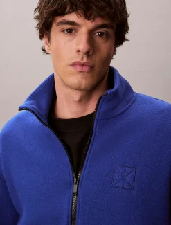 Calvin Klein Lässige Fleece-Jacke aus Wollgemisch^Herren Hoodies & Sweatshirts