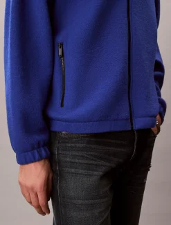 Calvin Klein Lässige Fleece-Jacke aus Wollgemisch^Herren Hoodies & Sweatshirts