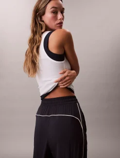 Calvin Klein Lässige Jogginghose aus Nylon im Knitter-Look^Damen Hosen & Shorts