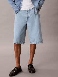 Calvin Klein Lässige lange Denim-Shorts^Herren Hosen & Shorts