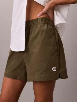 Calvin Klein Lässige Shorts aus Baumwoll-Popeline^Damen Hosen & Shorts
