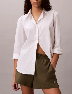 Calvin Klein Lässige Shorts aus Baumwoll-Popeline^Damen Hosen & Shorts