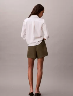 Calvin Klein Lässige Shorts aus Baumwoll-Popeline^Damen Hosen & Shorts