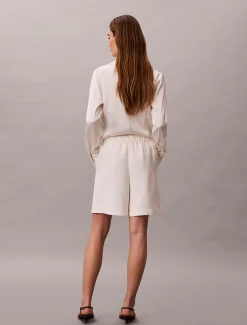 Calvin Klein Lässige Shorts aus strukturiertem Strick^Damen Hosen & Shorts