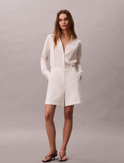 Calvin Klein Lässige Shorts aus strukturiertem Strick^Damen Hosen & Shorts