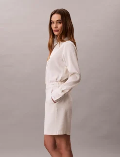 Calvin Klein Lässige Shorts aus strukturiertem Strick^Damen Hosen & Shorts