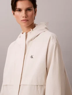 Calvin Klein Lässige Tech-Jacke mit Kapuze^Damen JackenFrisch Eingetroffen