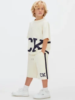 Calvin Klein Lässige Varsity-Logo-Shorts^Kinder Kleidung
