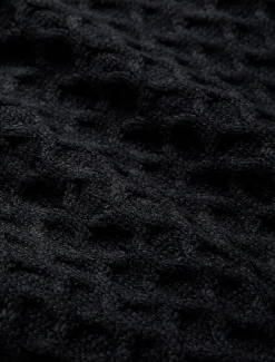 Calvin Klein Lässige Weste aus Merinowolle mit Zopfstrick^Damen Strickdesigns