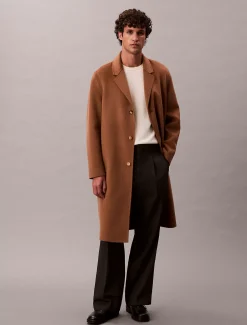 Calvin Klein Lässiger Doubleface-Wollmantel^Herren Mäntel