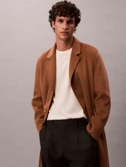 Calvin Klein Lässiger Doubleface-Wollmantel^Herren Mäntel