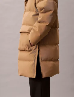 Calvin Klein Lässiger, langer Daunen-Steppmantel^Herren Mäntel|Stepp Jacken