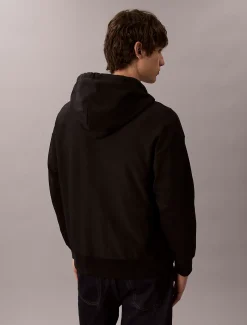 Calvin Klein Lässiger Monogramm-Hoodie mit Reißverschluss^Herren Hoodies & Sweatshirts