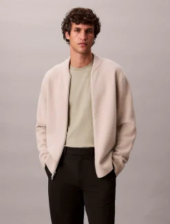 Calvin Klein Lässiger Pullover aus einem Kaschmir-Mix^Herren Strickdesigns