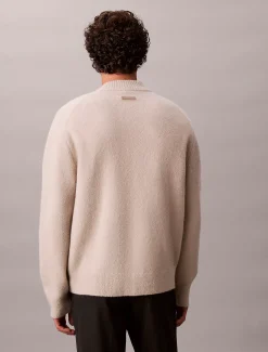 Calvin Klein Lässiger Pullover aus einem Kaschmir-Mix^Herren Strickdesigns