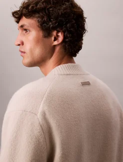 Calvin Klein Lässiger Pullover aus einem Kaschmir-Mix^Herren Strickdesigns
