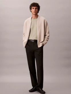 Calvin Klein Lässiger Pullover aus einem Kaschmir-Mix^Herren Strickdesigns