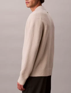 Calvin Klein Lässiger Pullover aus einem Kaschmir-Mix^Herren Strickdesigns