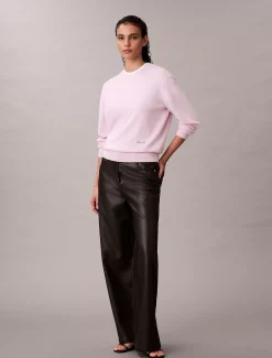 Calvin Klein Lässiger Pullover aus Kaschmir^Damen Strickdesigns