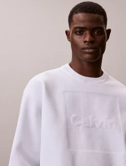 Calvin Klein Lässiger Pullover mit Logo-Grafik^Herren Strickdesigns