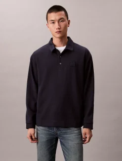 Calvin Klein Lässiger Pullover mit Monogramm-Logo^Herren Hemden & Poloshirts