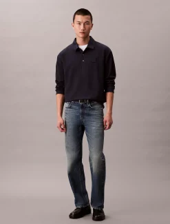 Calvin Klein Lässiger Pullover mit Monogramm-Logo^Herren Hemden & Poloshirts