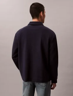 Calvin Klein Lässiger Pullover mit Monogramm-Logo^Herren Hemden & Poloshirts