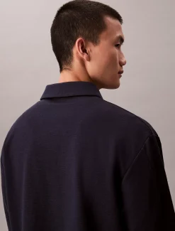 Calvin Klein Lässiger Pullover mit Monogramm-Logo^Herren Hemden & Poloshirts