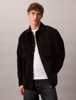 Calvin Klein Lässiges Button-Down-Hemd aus Kordsamt^Herren Hemden & Poloshirts