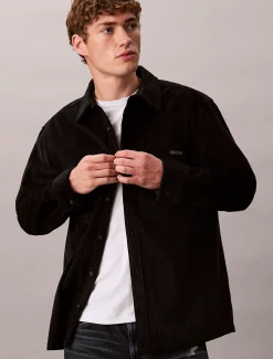 Calvin Klein Lässiges Button-Down-Hemd aus Kordsamt^Herren Hemden & Poloshirts