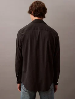 Calvin Klein Lässiges Button-Down-Hemd aus Wollgemisch^Herren Hemden & Poloshirts
