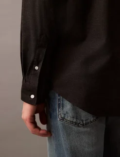 Calvin Klein Lässiges Button-Down-Hemd aus Wollgemisch^Herren Hemden & Poloshirts