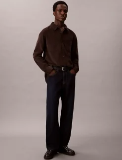Calvin Klein Lässiges Button-Down-Hemd aus Kordsamt^Herren Hemden & Poloshirts