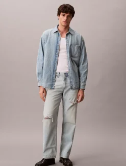 Calvin Klein Lässiges Denim-Hemd^Herren Hemden & Poloshirts