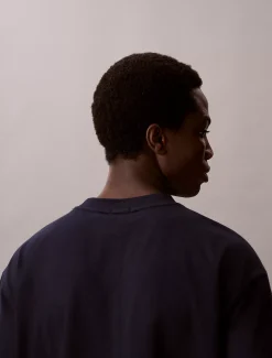 Calvin Klein Lässiges Emblem-Badge-T-Shirt^Herren T-shirts