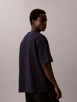 Calvin Klein Lässiges Emblem-Badge-T-Shirt^Herren T-shirts