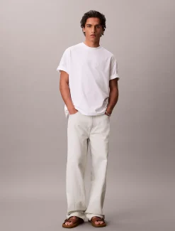 Calvin Klein Lässiges Emblem-Badge-T-Shirt^Herren T-shirts