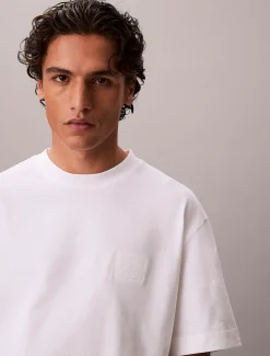 Calvin Klein Lässiges Emblem-Badge-T-Shirt^Herren T-shirts