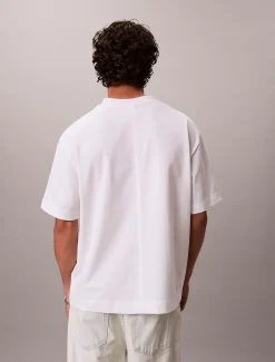 Calvin Klein Lässiges Emblem-Badge-T-Shirt^Herren T-shirts