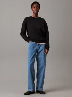 Calvin Klein Lässiges Fleece-Sweatshirt^Damen Sweatshirts & Hoodies