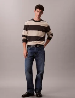 Calvin Klein Lässiges, gestreiftes T-Shirt aus Baumwolle^Herren T-shirts