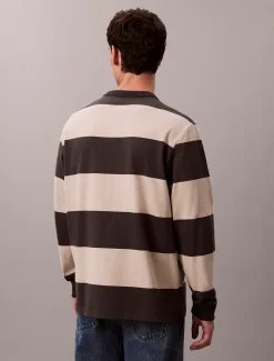 Calvin Klein Lässiges, gestreiftes T-Shirt aus Baumwolle^Herren T-shirts