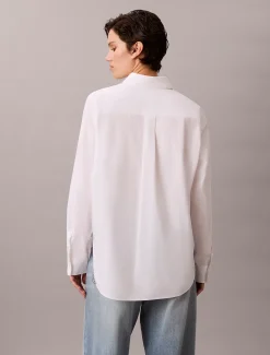 Calvin Klein Lässiges Hemd aus Baumwoll-Popeline^Damen Hemden & Blusen|T-shirts & Tops